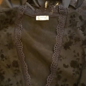 Nwt Free people intimately mesh with velvet flowers